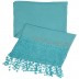 Designer Half Net Diamond Stole- Sapphire Blue